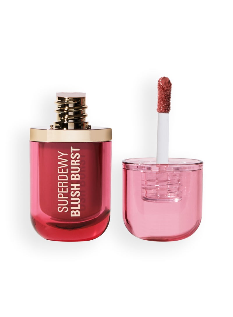 REVOLUTION Superdewy Blush Plump Serum Liquid Blush Rose All Day Dusty Pink - Image 2